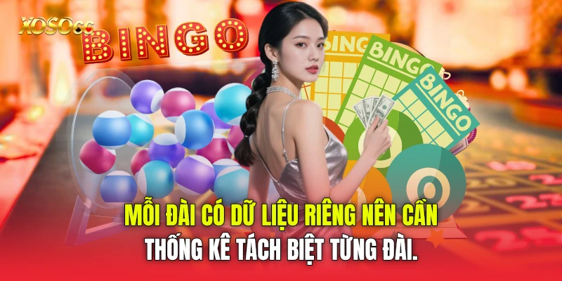 Mỗi đài có dữ liệu riêng nên cần thống kê tách biệt từng đài. Mỗi đài có dữ liệu riêng nên cần thống kê tách biệt từng đài.
